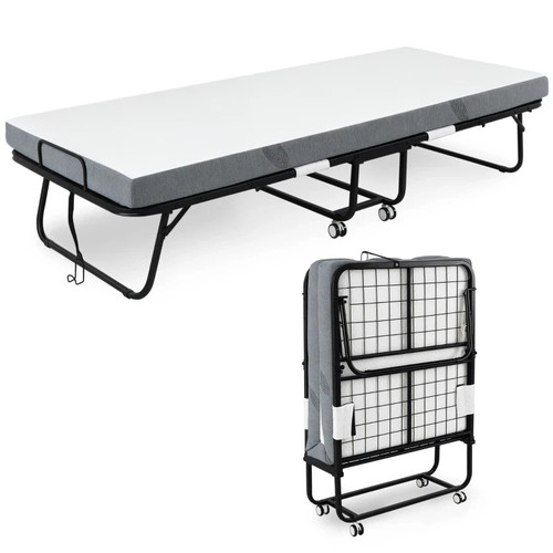 Folding bed with 10cm - folding,