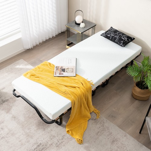 Folding bed with - folding, roll