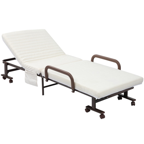 Folding single guest bed with - single,