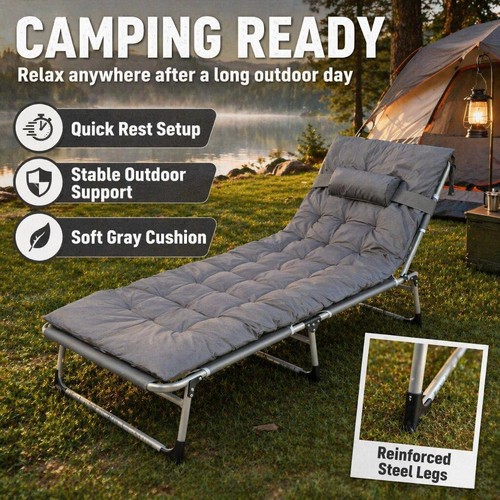 Heavy duty folding bed with - heavy,