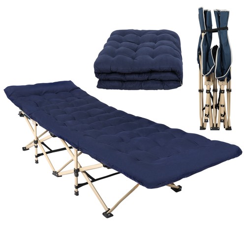 Single folding camping cot - single, bed