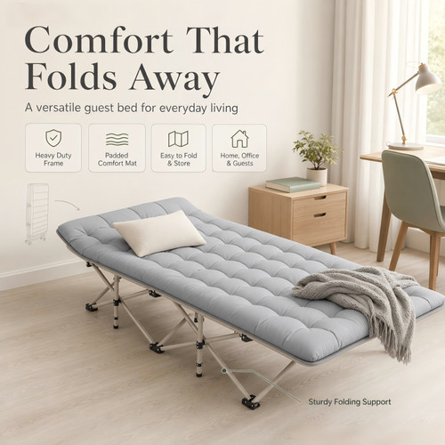 Folding guest bed portable - bed,