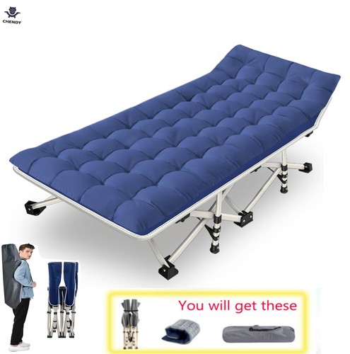 Single folding camping cot bed - folding,